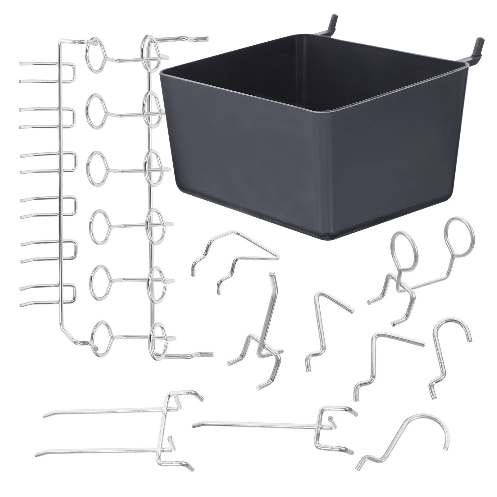 80Pcs Pegboard Hooks Bins Kit  - огляд і ціна Workshop Tools Kit