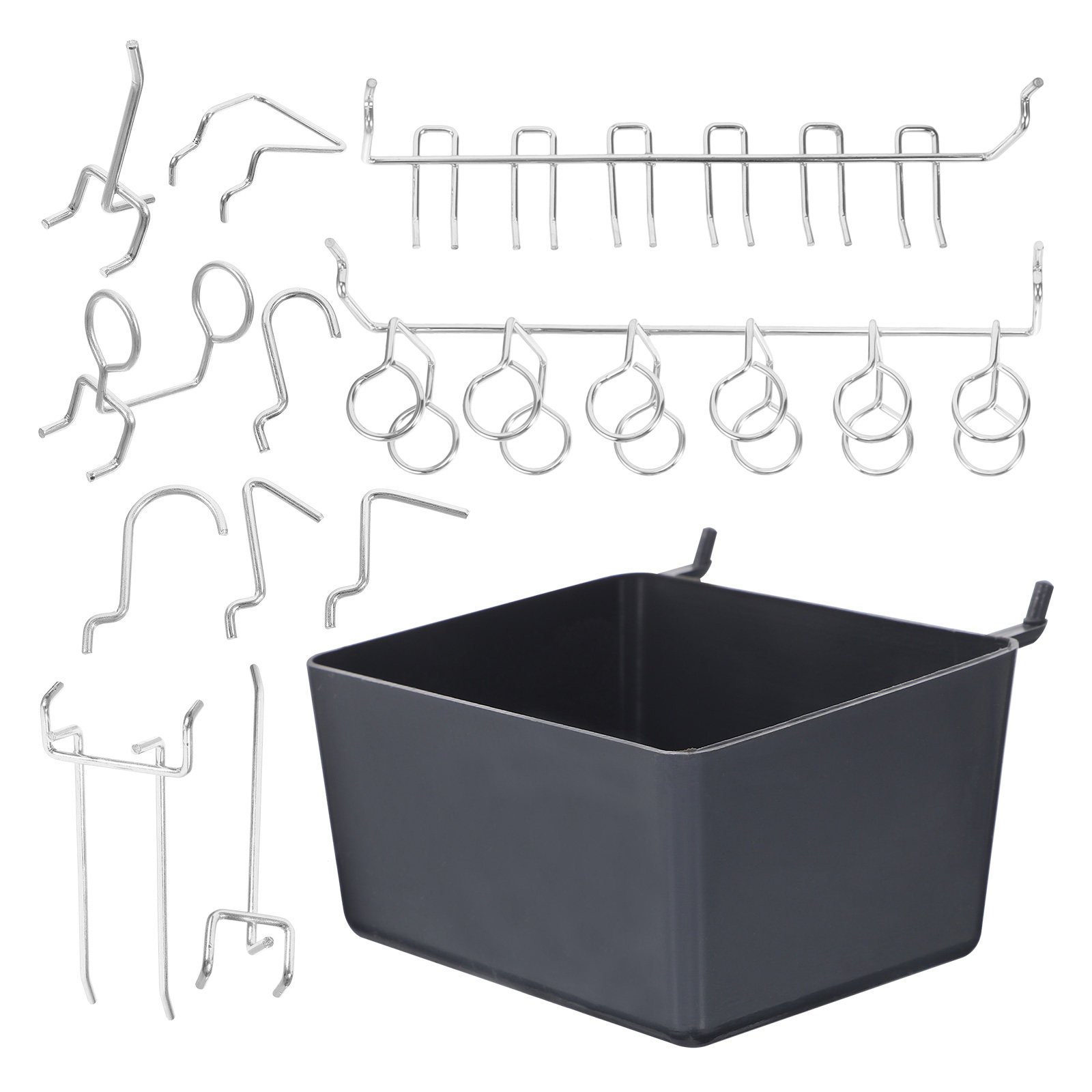 80Pcs Pegboard Hooks Bins Kit  - огляд і ціна Workshop Tools Kit