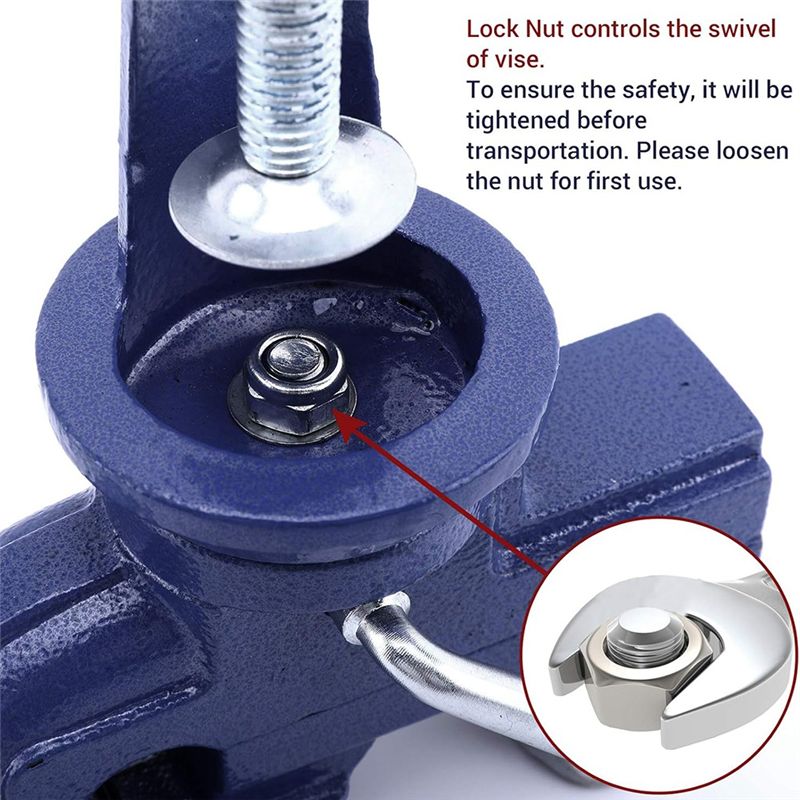 KYCOR-Bench Clamps Fixed Tool  - огляд і ціна Bench Vise Swivel