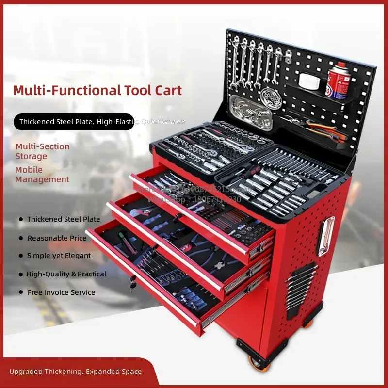 Heavy Duty Double Door Tool Ca - огляд і ціна Workshop Tools Trolley