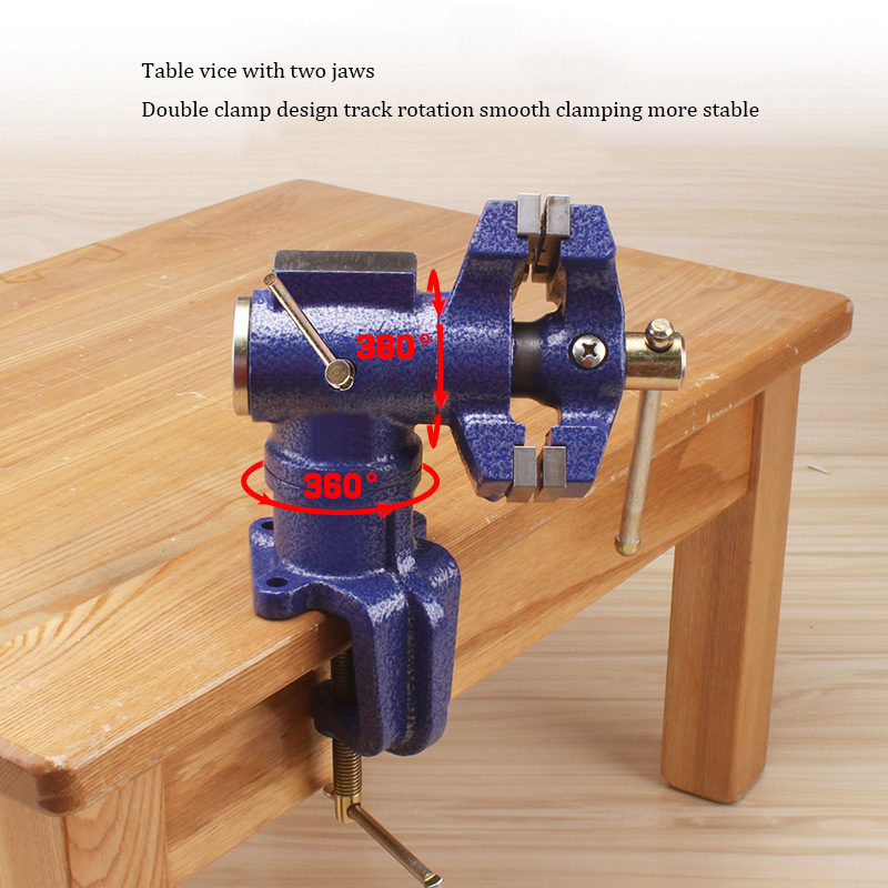 Double Jaw Table Vise Swivel B - огляд і ціна Bench Vise Swivel