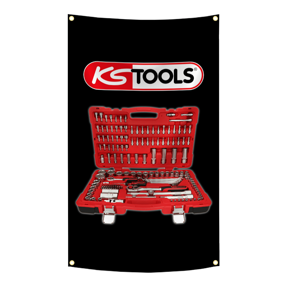 KS TOOLS Brand Flag Tapestry   - огляд і ціна Workshop Tools Brand