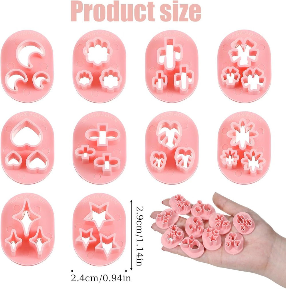 10 Pcs Polymer Clay Cutters, F - огляд і ціна Tools Jewelry Making