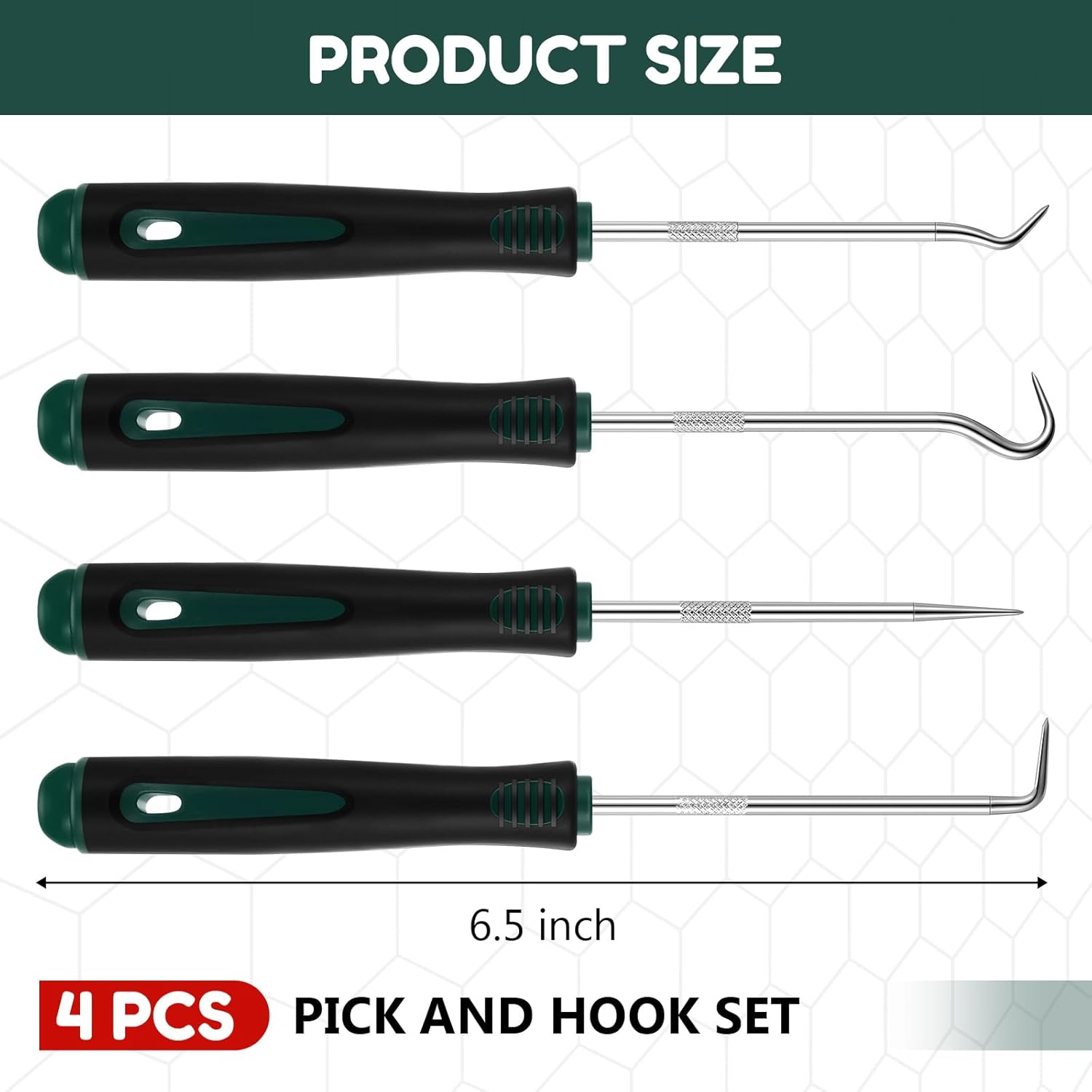 4 Pcs Pick and Hook Set Precis - огляд і ціна Workshop Tools Kit